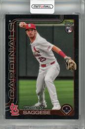 2025 Topps Series 2 Thomas Saggese Black #463 RC ※白かけあり【71/74】 St. Louis Cardinals