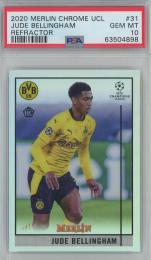 2020 Merln Chrome UCL Jude Bellingham RC Refractor【PSA10】 Borussia Dortmund