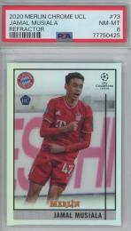 2020 Merln Chrome UCL Jamal Musiala RC Refractor #73【PSA8】 FC Bayern Munich