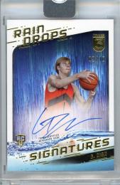 2023-24 TOPPS 3 Gradey Dick Raindrops Signatures Gold #RSGD【09/10】 Toronto Raptors