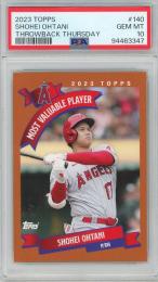 2023 Topps  Shohei Ohtani Throwback Thursday #140【PSA10】 Los Angeles Angels