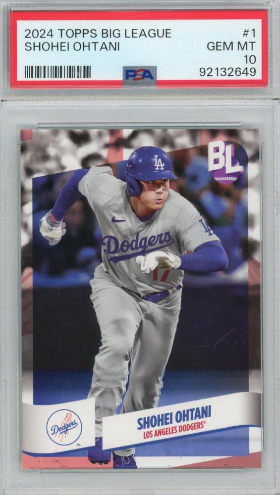 大谷翔平 2024 BOWMAN GEM MINT 10 ドジャース 大谷翔平 2024 TOPPS BIG LEAGUE GEM MINT 10 【公式通販】