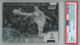 2021-22 Stadium Club Chrome UEFA Champions League Benjamin Sesko Black and White #49【211/299】【PSA9】 FC Salzburg