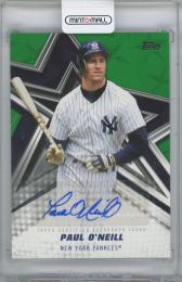 2026 TOPPS Stars Autographs Green / PAUL O'NEILL(New York Yankees) 【78/99】