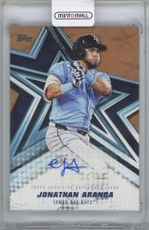 2026 TOPPS Stars Autographs Gold / JONATHAN ARANDA(Tampa Bay Rays) 【47/50】