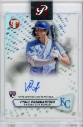 2023 TOPPS Pristine Vinnie Pasquantino Autographs #PAVP Kansas City Royals