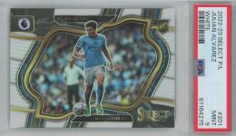 2022-23 Select Premier League Julian alvarez RC White #201【13/20】【PSA9】 Manchester City