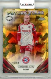 2023-24 Topps Chrome UEFA Women’s Champions League Soccer Franziska Kett #56 Base Gold Refractors【40/50】 FC Bayern München