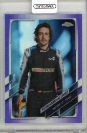 2021 TOPPS Chrome Formula 1 Purple Refractors #9 Fernando Alonso Alpine F1 Team 【252/399】