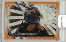 2021 TOPPS Chrome Formula 1 Orange Wave Refractors #21 Valtteri Bottas Mercedes-AMG Petronas F1 Team 【16/25】