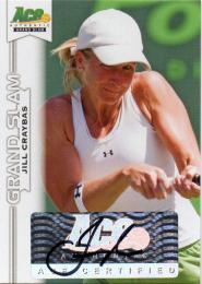 2013 ACE Authentic Grand Slam  Jill Craybas Autograph