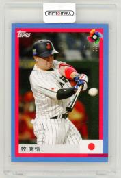 2023 TOPPS World Baseball Classic Team Samurai  牧秀悟 Base Blue Parallel 52/88