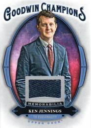 2020 UPPER DECK Goodwin Champions  Ken Jennings (TV Personality) Memorabilia