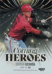 2024 BBM 2ndバージョン #CH03 内田湘大(広島) COMING HEROES インサートカード