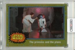 2015 TOPPS Star Wars Journey to The Force Awakens Gold #22 The Princess and the Plans 【29/50】