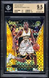 2015-16 Select Kevin Durant #298 COU Prizms Gold【7/10】【BGS GEM MINT 9.5】 Seattle Supersonics