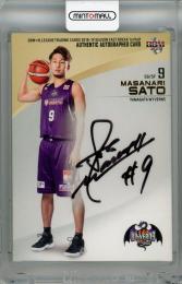 BBMxB.LEAUGE TRADING CARDS 2018-19 SEASON FAST BREAK 1st Half 佐藤正成 直筆サインカード 縦版【14/90】 山形ワイヴァンズ