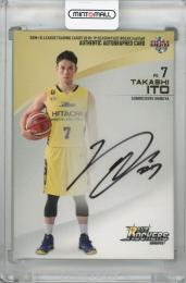 BBM × B.LEAUGE TRADING CARDS 2018-19 SEASON FAST BREAK 2nd Half 伊藤駿 直筆サインカード 縦版【75/90】 サンロッカーズ渋谷