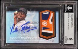 2018 Topps Dynasty Pedro Martinez #APPM6 Autograph Patches【3/5】【BGS MINT 9/AU10】 New York Mets
