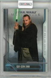 2018 TOPPS Star Wars Masterwork History of the Jedi Rainbow Foil #HJ4  Qui-Gon Jinn 【218/299】