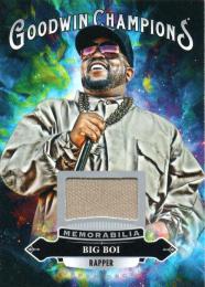 2020 UPPER DECK Goodwin Champions  Big Boi (Rapper) Memorabilia