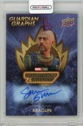 2024 Upper Deck Marvel Guardians of The Galaxy Vol.3 Sean Gunn as Kraglin Guardian Graphs Printing Plate Parallel【GG-SG】