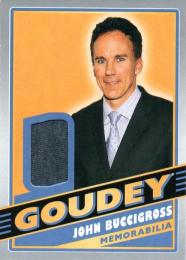 2020 UPPER DECK Goodwin Champions  John Buccigross (Media Personality) Memorabilia