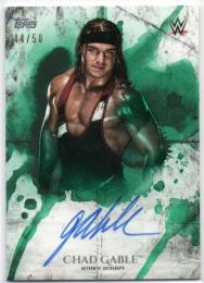 2018 TOPPS WWE Undisputed	Green Parallel Autograph	Chad Gable	【44/50】