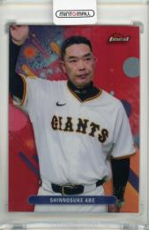 2025 Topps NPB Finest 阿部慎之助 Red Refractors【2/5】 読売ジャイアンツ