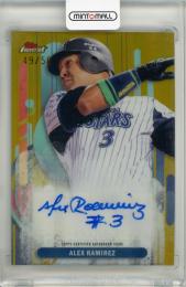 2025 Topps NPB Finest ラミレス 直筆サインカード Autographs Gold Refractors【49/50】 横浜DeNAベイスターズ