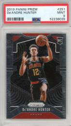 2019 PANINI PRIZM De'Andre Hunter #251【PSA9】 Atlanta Hawks