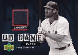 2006 Upper Deck New York Yankees Johnny Damon UD Game Patch