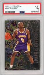 1996 FLEER METAL Kobe Bryant #181【PSA7】 Los Angeles Lakers