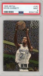 1995 METAL Kevin Garnett #167【PSA9】 Minnesota Timberwolves