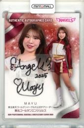 2025 BBM チアリーダーカード DANCING HEROINE MAYU 直筆サインカード【55/89】 ANGELS