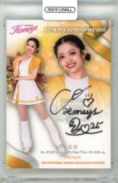 2025 BBM チアリーダーカード DANCING HEROINE CO 直筆サインカード【04/90】 Honeys