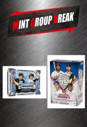 MINT GROUP BREAK グループブレイク MLB 2026 TOPPS BOWMAN CHROME BASEBALL BREAKER DELIGHT 1ケース + 2026 TOPPS SERIES 2 BASEBALL VALUE BOX 4ボックス MIXER #1 【ランダムチーム式】