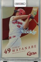 BBM 広島東洋カープ 2025 渡邉悠斗 ルーキーパラレルホロ箔版【15/25】