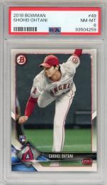 2018 TOPPS BOWMAN SHOHEI OHTANI 49 【PSA8】 LOS ANGELES ANGELS