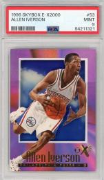 1996 SKYBOX E-X2000 Allen Iverson #53【PSA9】 Philadelphia 76ers