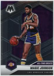 2020-21 Panini Mosaic #288 Magic Johnson