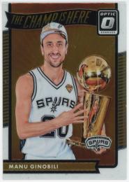 2016-17 Donruss The Champ Is Here #12 Manu Ginobili