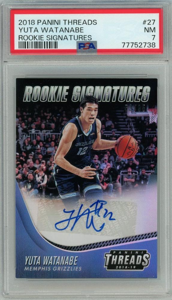 95枚限定】NBA 2018-19 PANINI THREADS渡邊雄太サイン