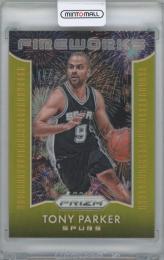 2015-16 PANINI Prizm Fireworks Prizms Gold / TONY PARKER(San Antonio Spurs) 【02/10】