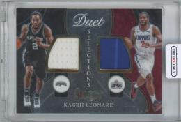 2020-21 PANINI Select Duet Selections Memorabilia / KAWHI LEONARD(San Antonio Spurs)