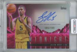 2023-24 TOPPS Midnight Horizon Signatures Twilight / JALEN ROSE(Indiana Pacers) 【199/199】