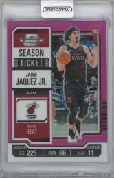 2023-24 PANINI Contenders Optic Pink #67 / JAIME JAQUEZ Jr.(Miami Heat) 【73/75】