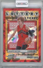 2023-24 PANINI Contenders Optic Lottery Ticket Red Cracked Ice / GRADEY DICK(Toronto Raptors) 【110/175】