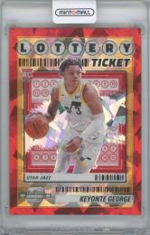 2023-24 PANINI Contenders Optic Lottery Ticket Red Cracked Ice / KEYONTE GEORGE(Utah Jazz) 【141/175】