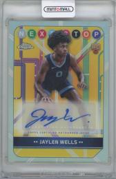 2024-25 TOPPS Chrome Next Stop Signatures Refractors / JAYLEN WELLS(Memphis Grizzlies)